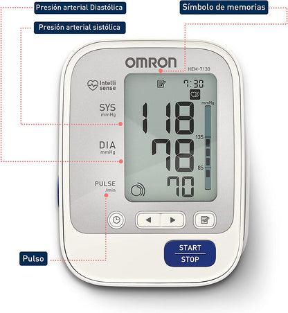 Monitor De Presión Arterial De Brazo OMRON - HEM-7130