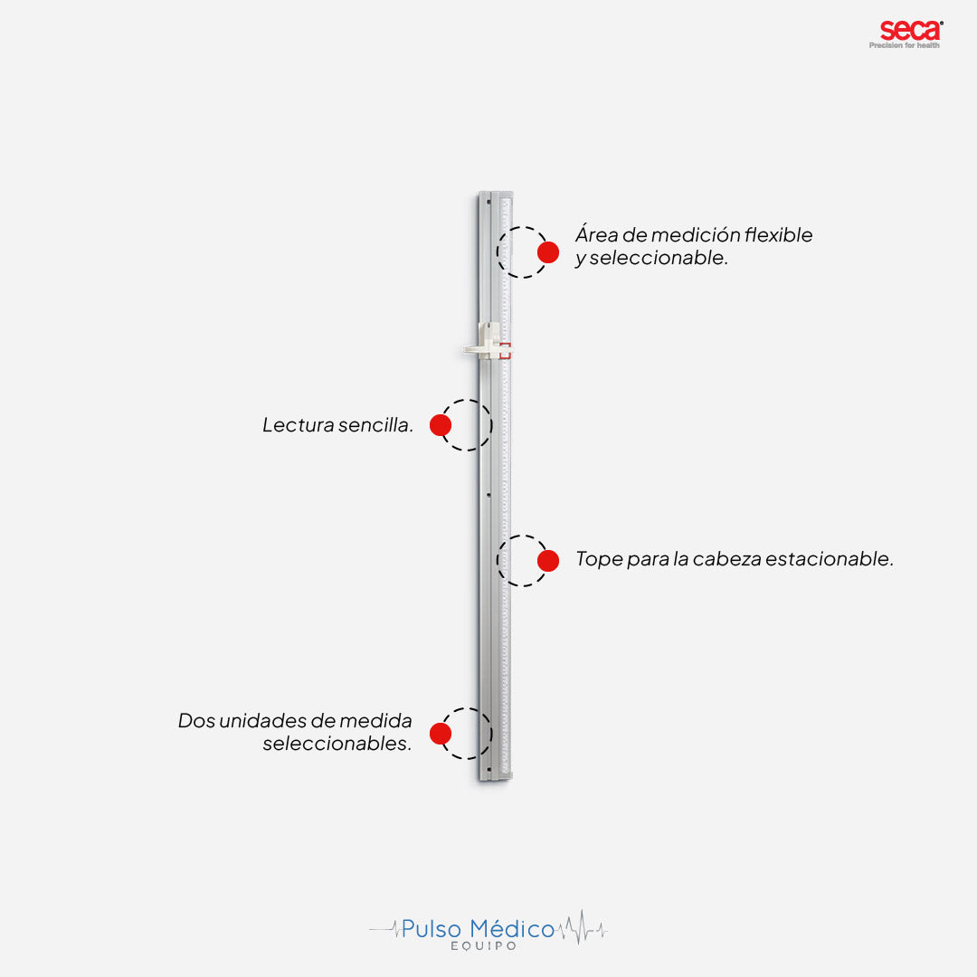 Tallímetro Mecanico Para Niños Y Adultos Seca 216