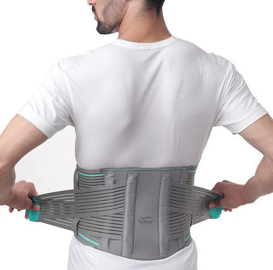 Faja sacrolumbar transpirable con varilla flexible A04